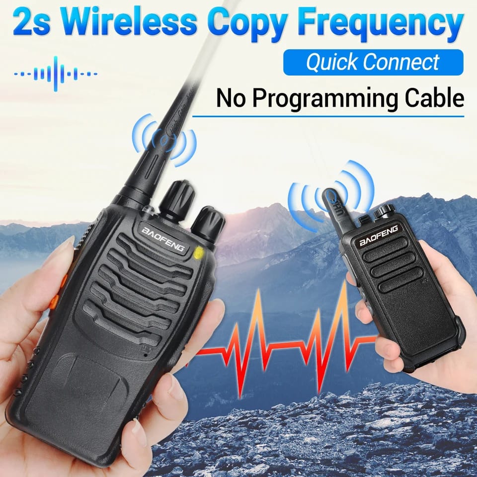 RADIOS WALKIE TALKIE 4KM -R888S