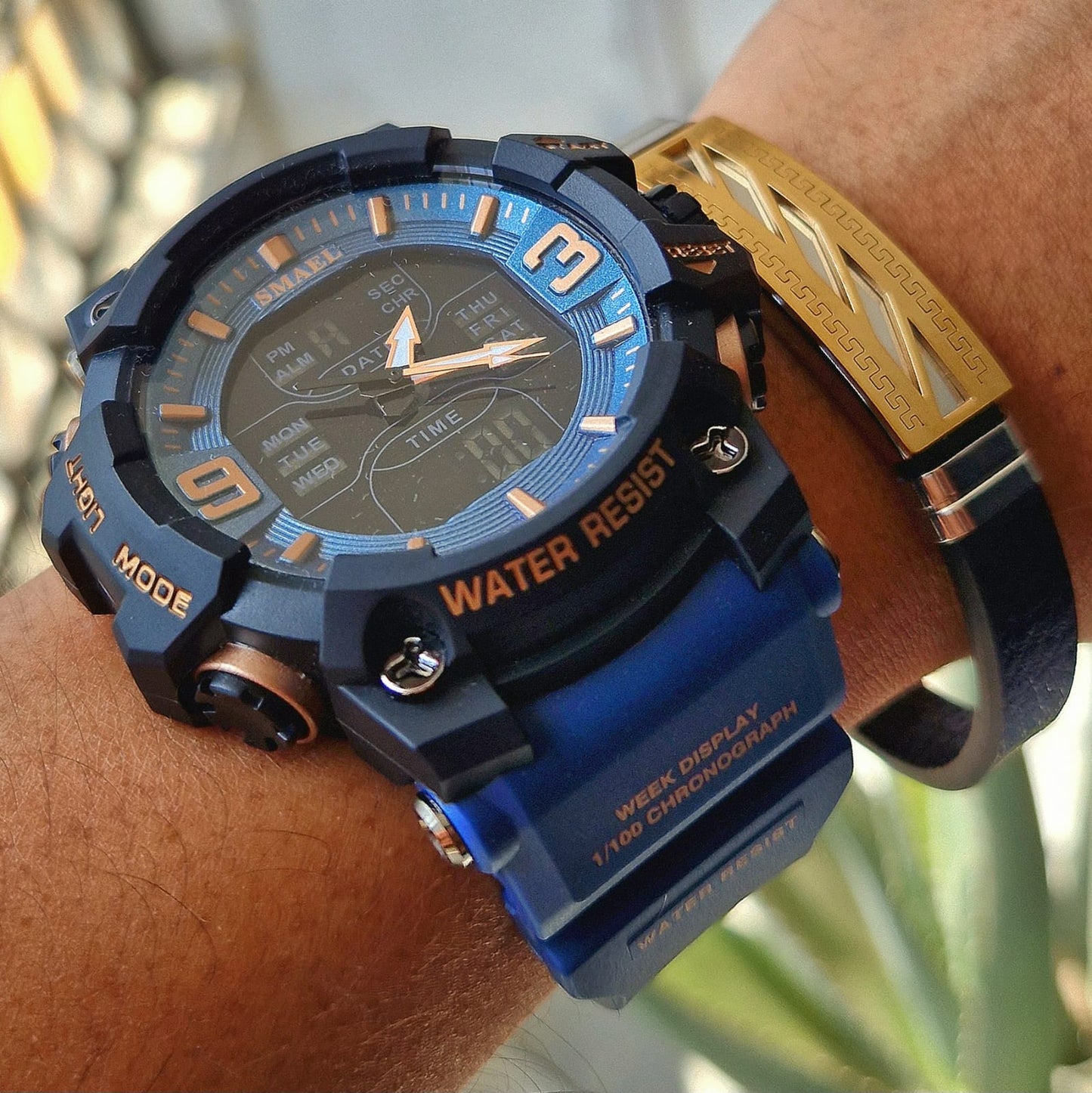 PACK RELOJ SMAEL DEPORTIVO + BRAZALETE