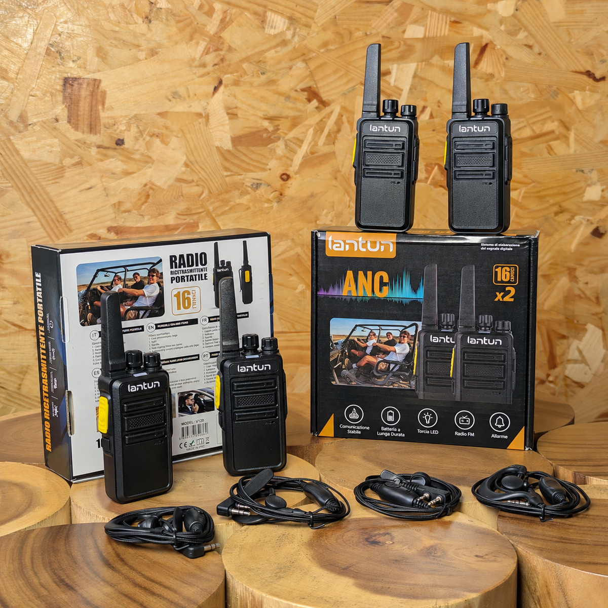 PACK WALKIE TALKIE 4KM - LANTUN