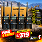 PACK 4 RADIOS BAOFENG 7KM - UV5R