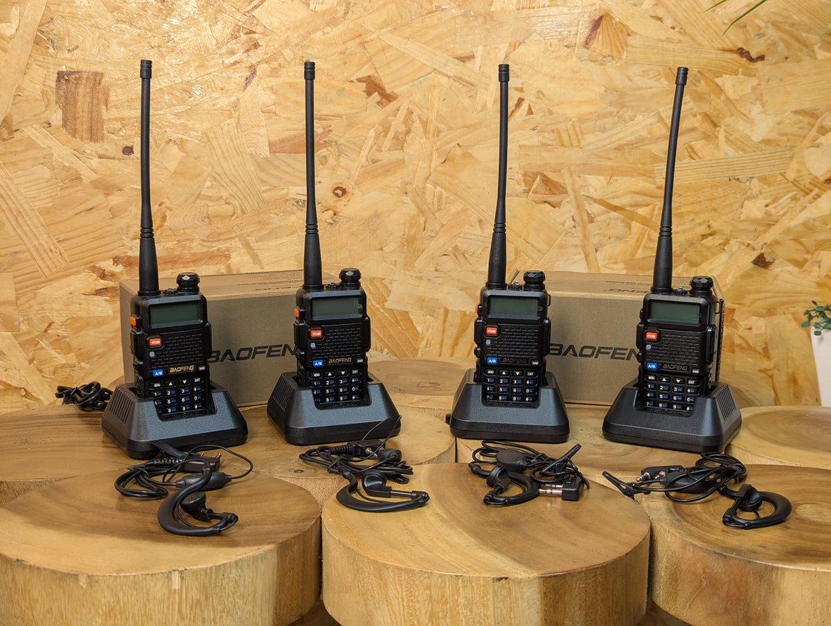 PACK 4 RADIOS BAOFENG 7KM - UV5R