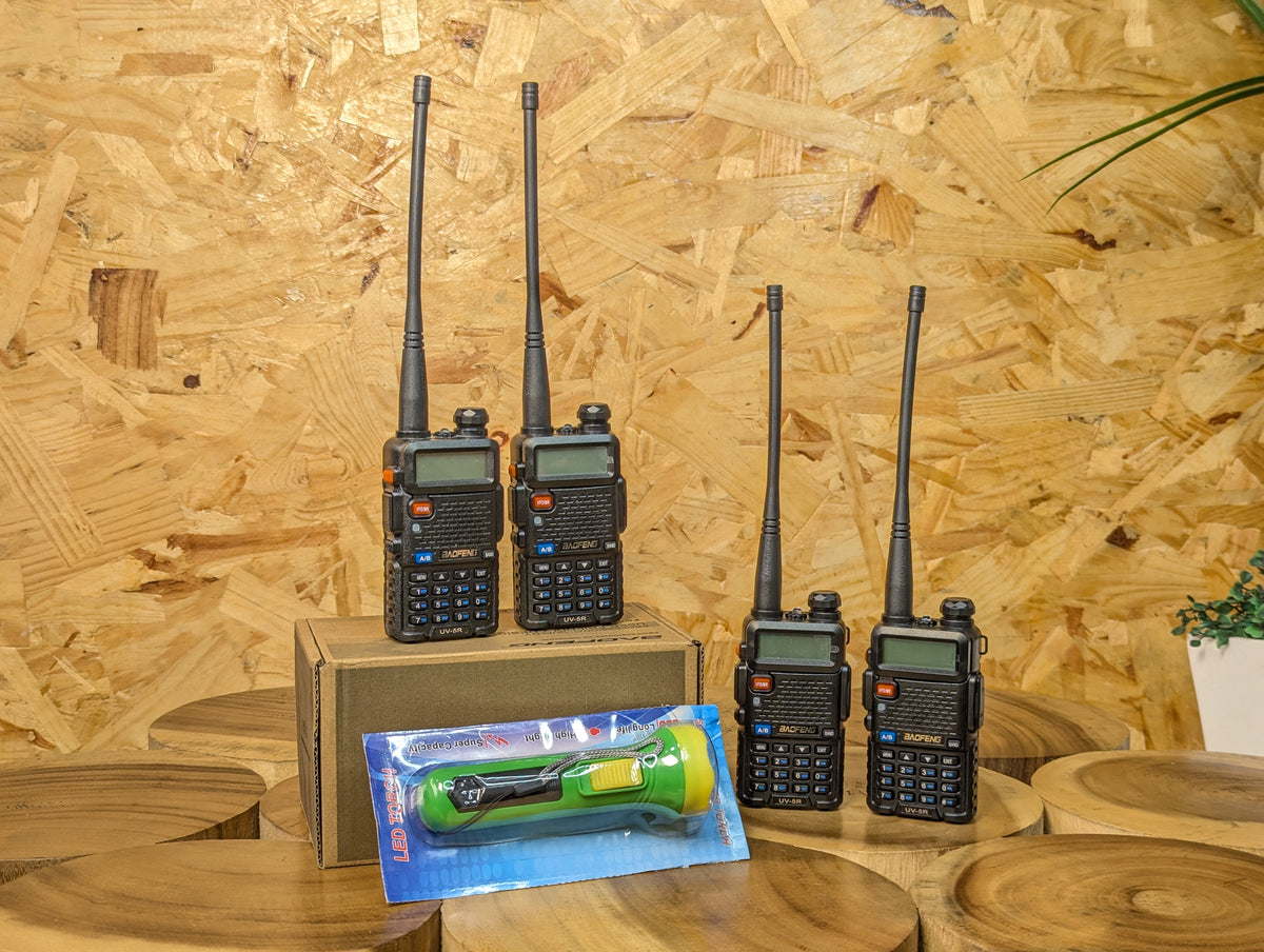 PACK 4 RADIOS BAOFENG 7KM - UV5R