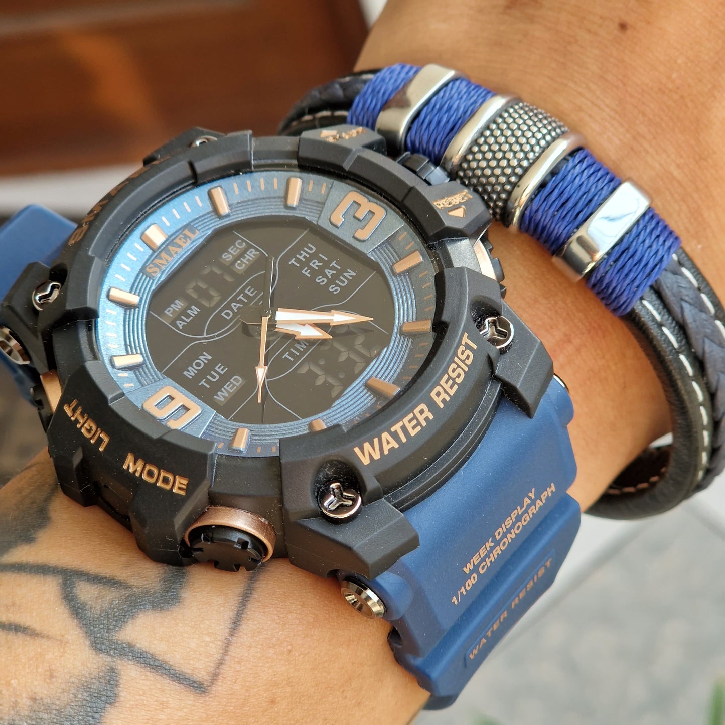 PACK  RELOJ SMAEL DEPORTIVO + BRAZALETE